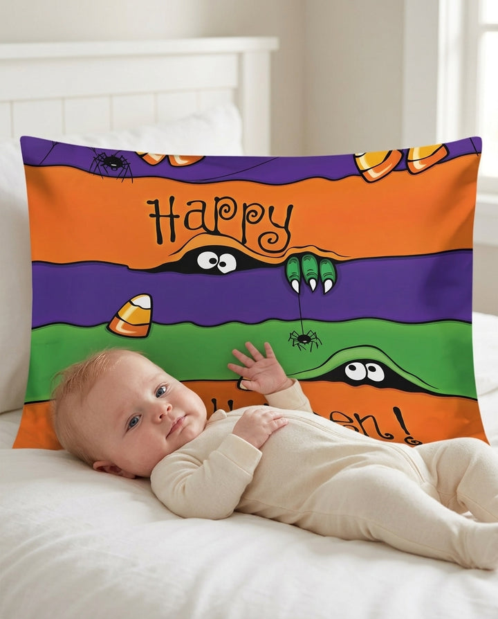 Happy Halloween Bamboo Pillow Case