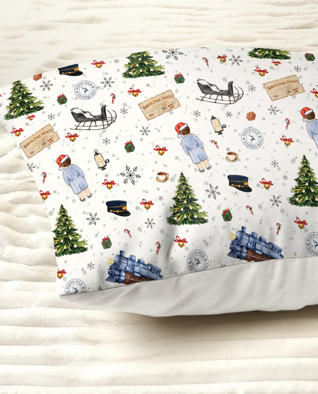 North Pole Adventure Bamboo Pillow Case
