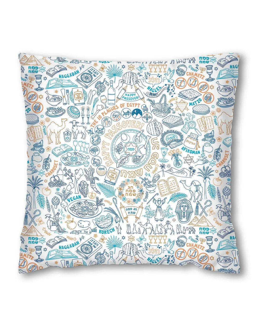 Doodle Passover Matching Family Bamboo Pillow Case