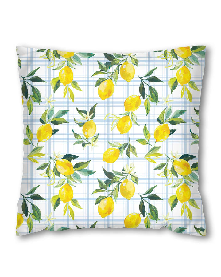 Mediterranean Lemons Family Matching Bamboo Pillow Case