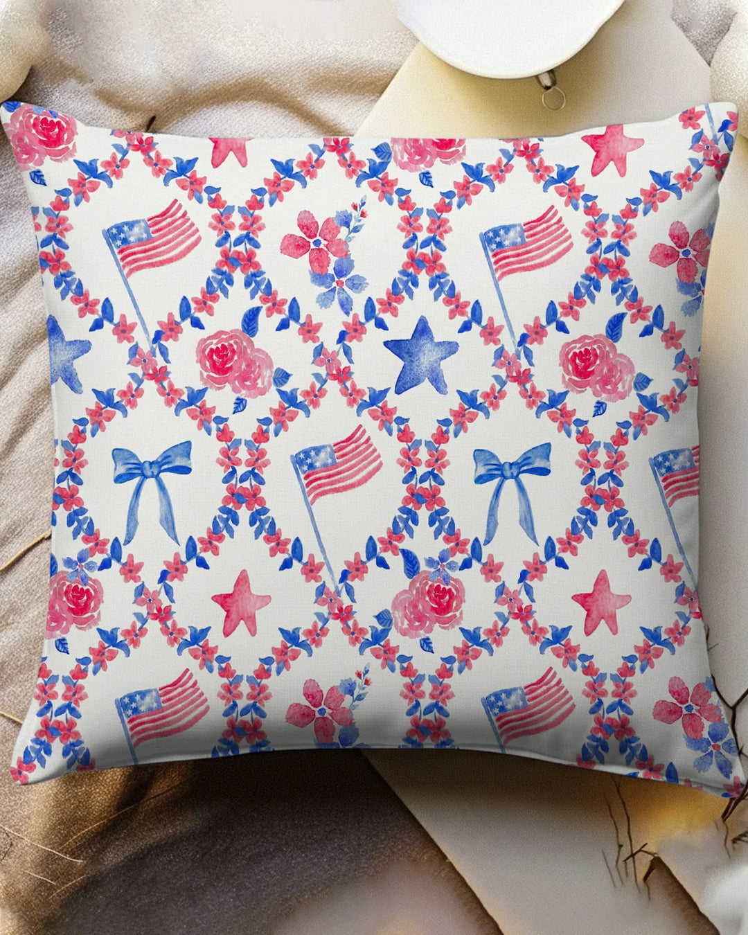 Americana Bloom Pillow Case
