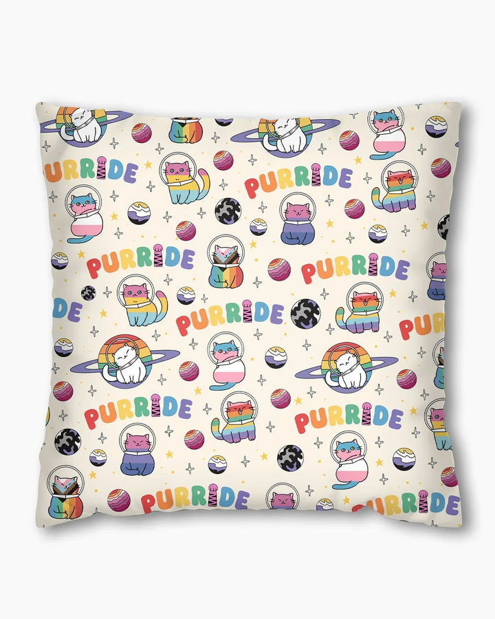 Rainbow Space Cats Family Matching Bamboo Pillow Case