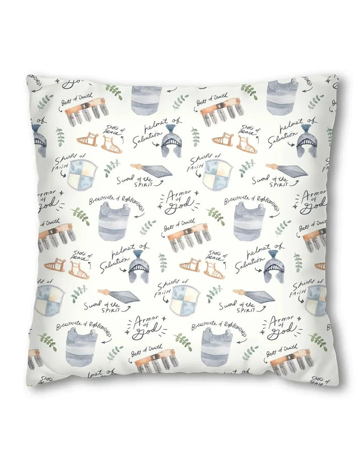 Ephesians 6:10-18 Armor of God Bamboo Pillow Case