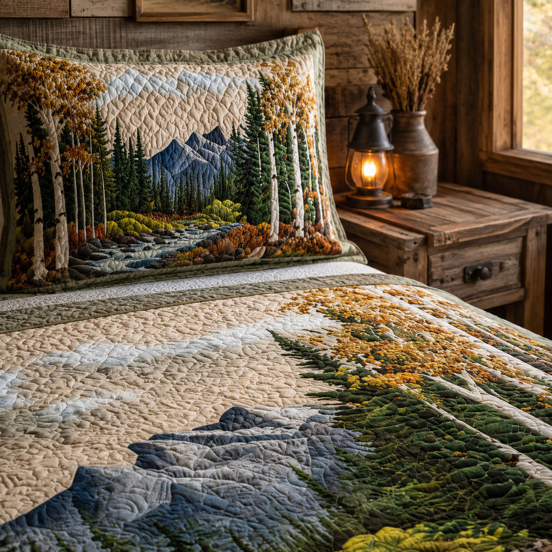 Pine Haven Bamboo Quilt Bedding Set
