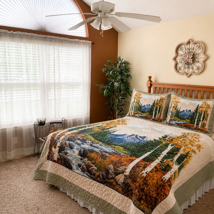Pine Haven Bamboo Quilt Bedding Set