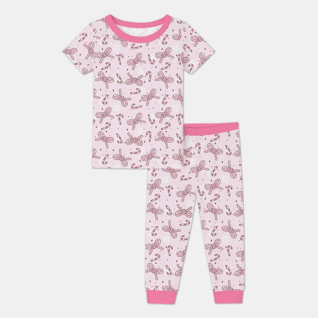 Zweiteiliges, kurzärmliges Pyjama-Set mit Marienkäfern