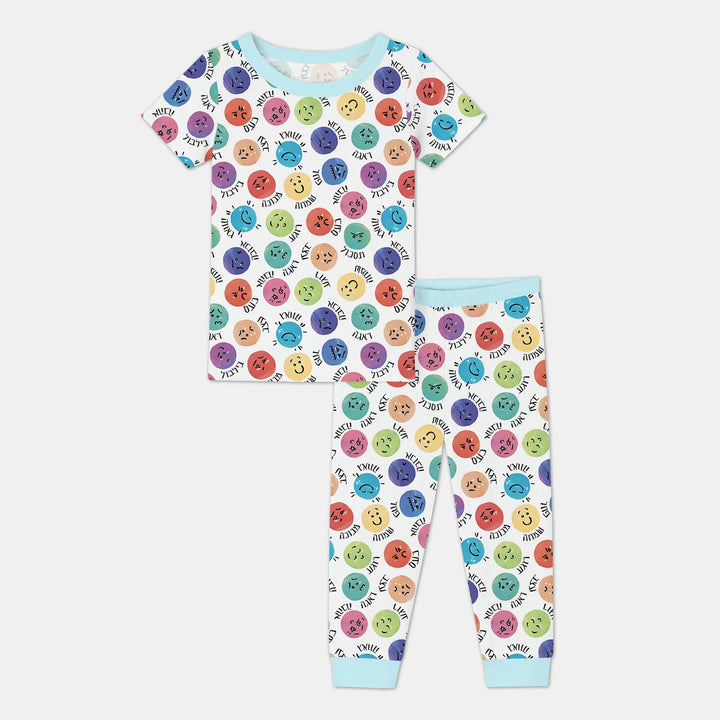 Zweiteiliges, kurzärmliges Pyjama-Set mit Marienkäfern