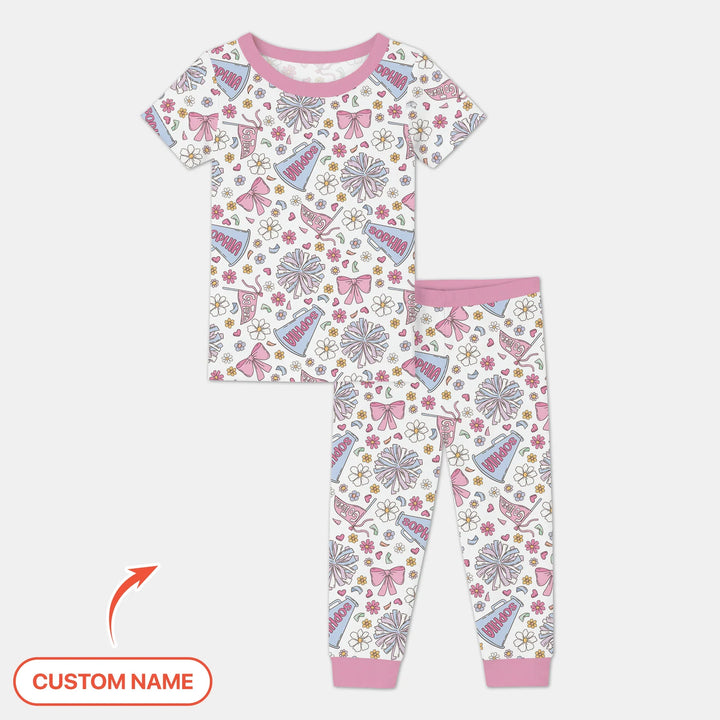 Zweiteiliges, kurzärmliges Pyjama-Set mit Marienkäfern