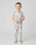 Tiny Friends Around the World Bamboo Two Piece Short Sleeve Pajama Set