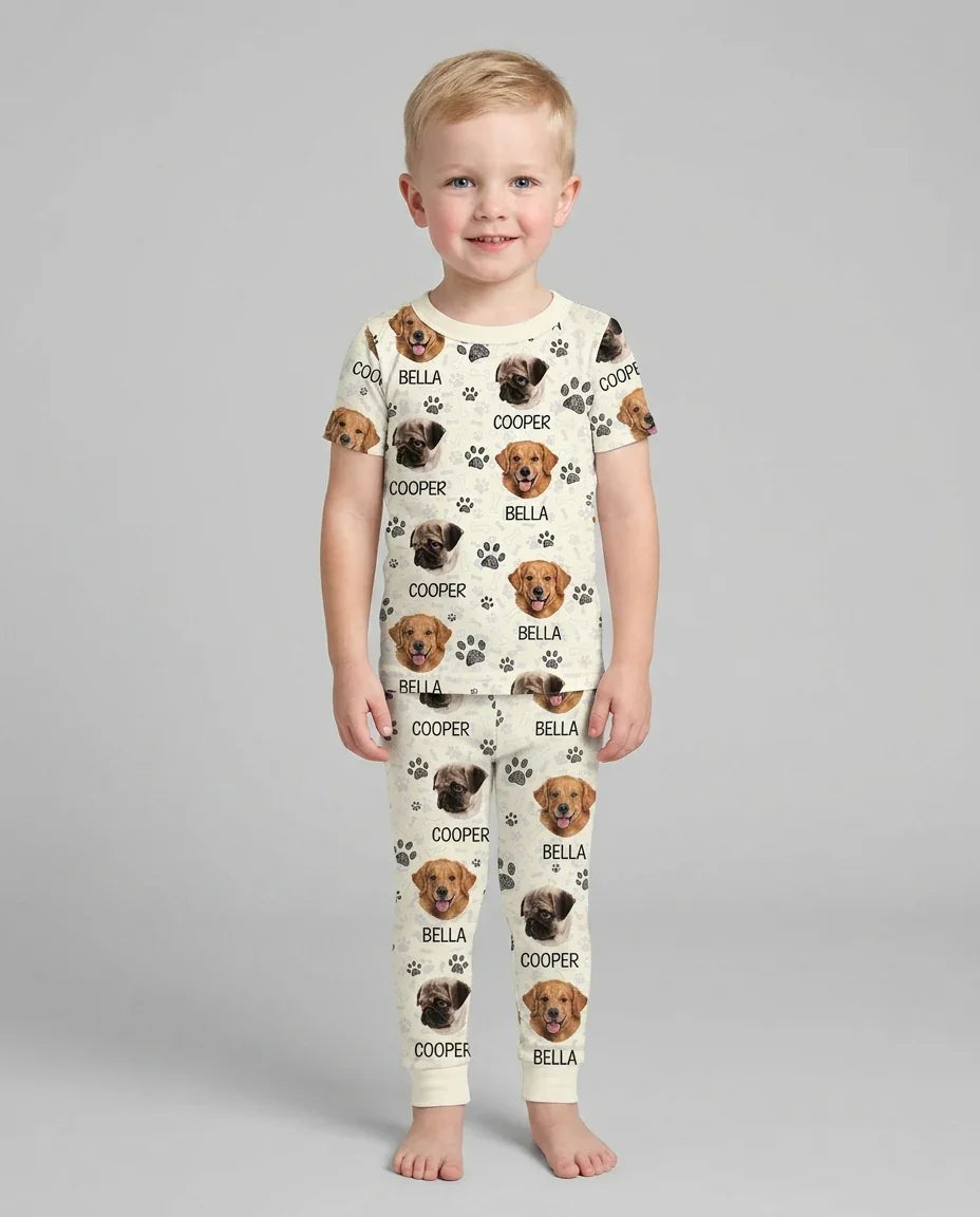 Zweiteiliges, kurzärmliges Pyjama-Set mit Marienkäfern