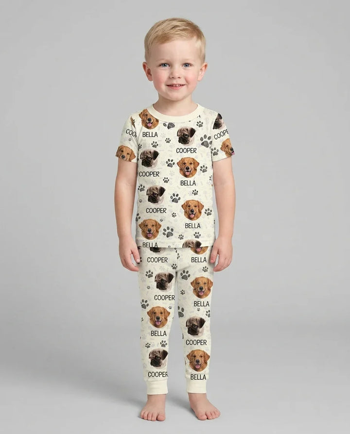 Zweiteiliges, kurzärmliges Pyjama-Set mit Marienkäfern
