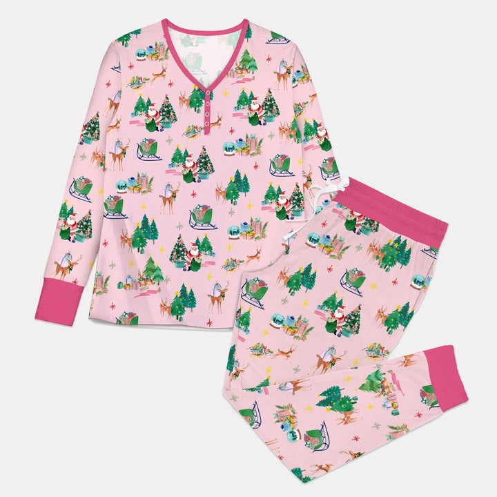 Vorlage für individuelles Damen-Pyjama-Set
