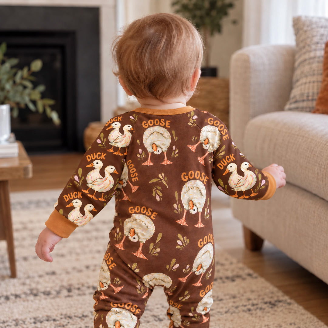 Playful Duck and Goose Bamboo Convertible Zippy