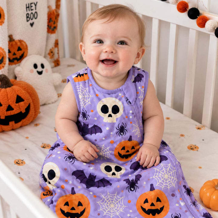 Playful Halloween Pattern Bamboo Sleep Bag