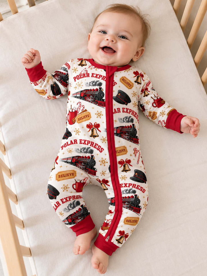 Polar Express Christmas Bamboo Convertible Zippy