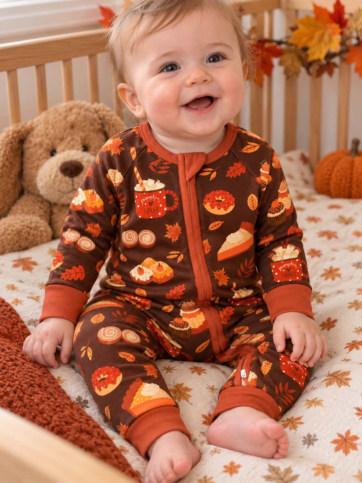 Pumpkin Spice Treats Bamboo Convertible Zippy