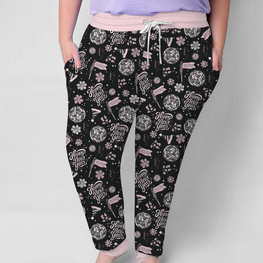 Disco New Years Eve Bamboo Women Pajama Set