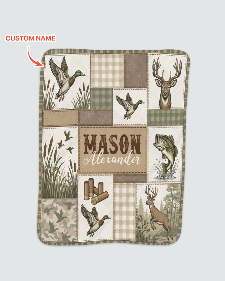 Vorlage Quilt Decke