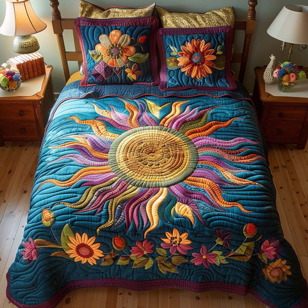 Radiant Nature Bliss Bamboo Quilt Bedding Set