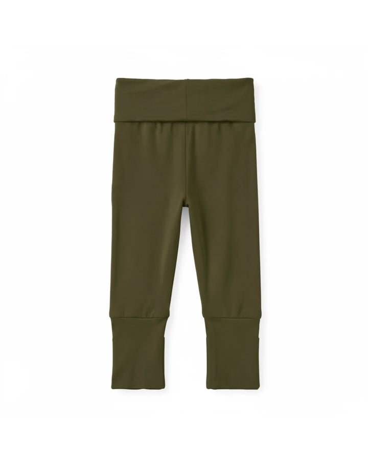 Solid Color Bamboo Fold Over Legging