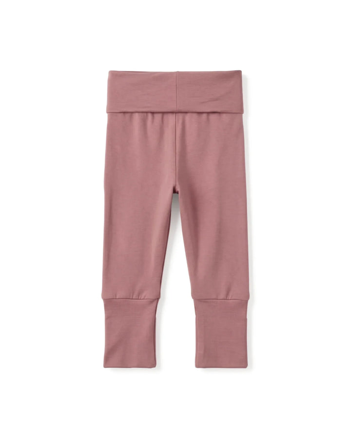 Solid Color Bamboo Fold Over Legging
