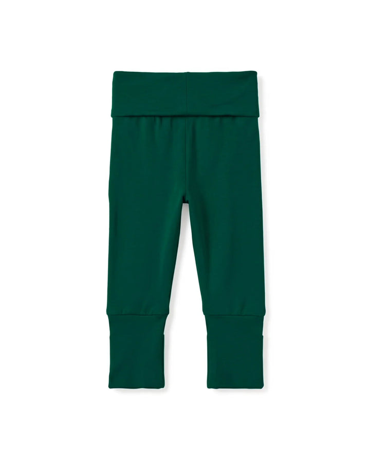 Solid Color Bamboo Fold Over Legging