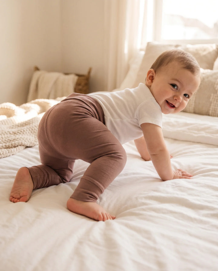 Solid Color Bamboo Fold Over Legging