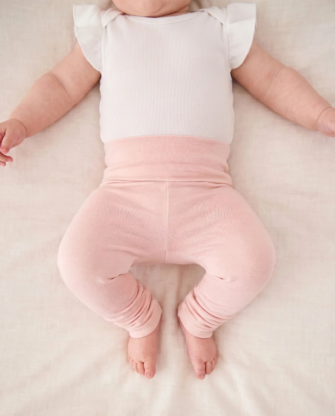 Solid Color Bamboo Fold Over Legging
