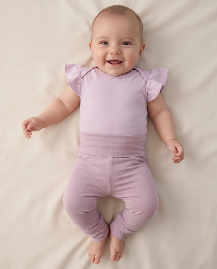 Solid Color Bamboo Fold Over Legging