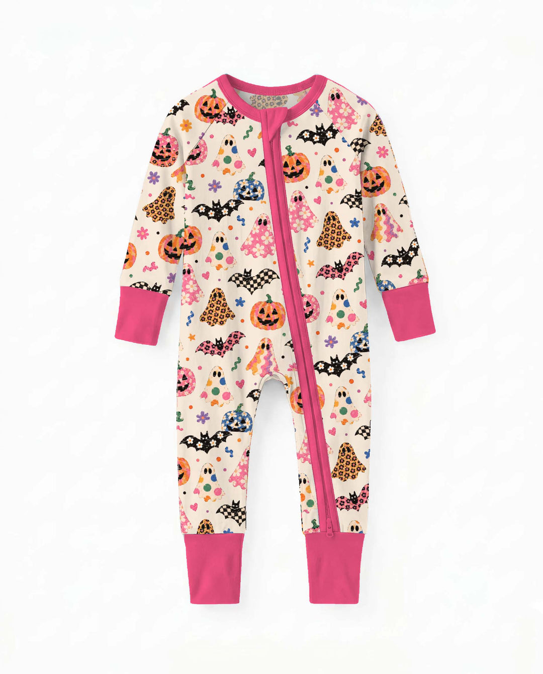 Retro Floral Halloween Bamboo Convertible Zippy