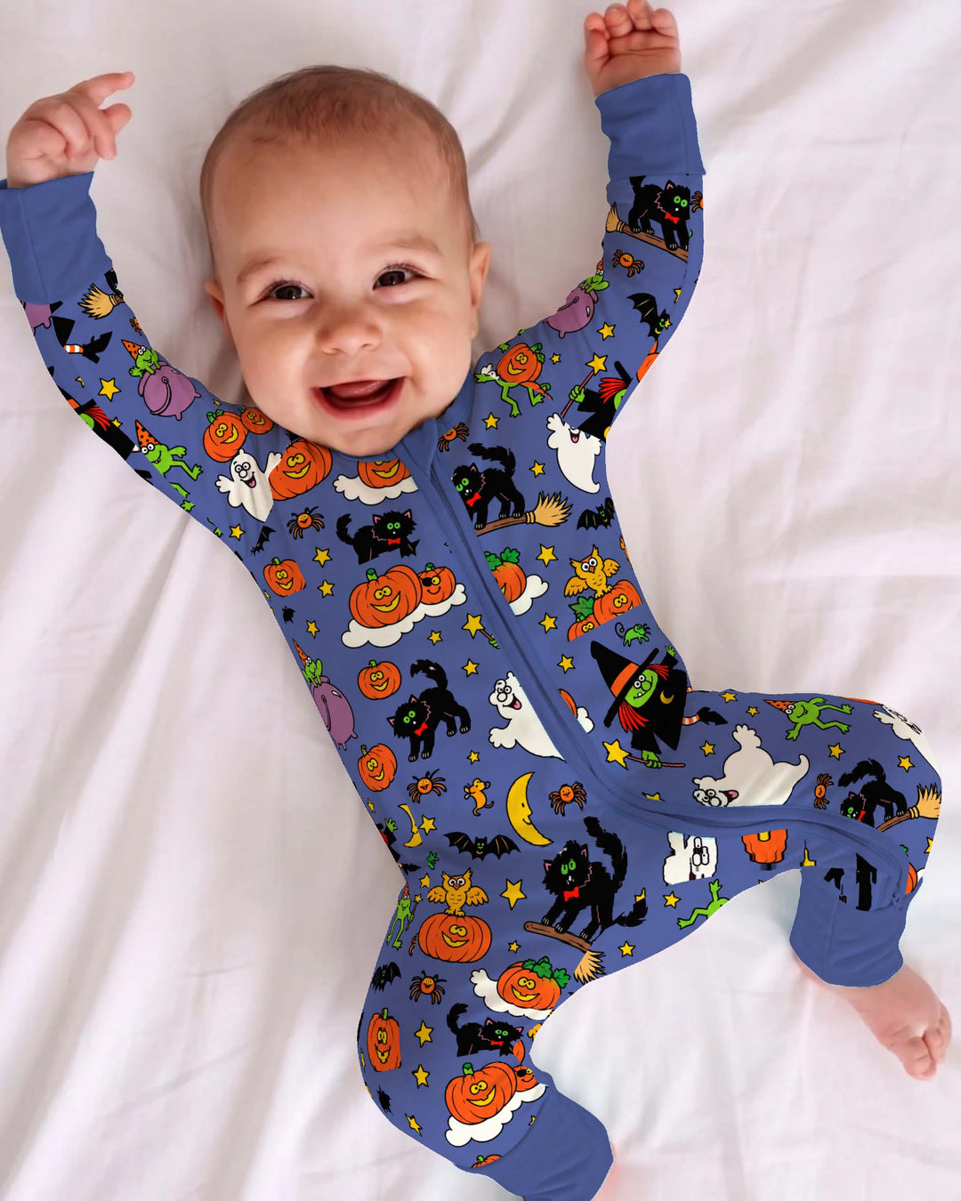 Retro Halloween Witch Party Bamboo Convertible Zippy
