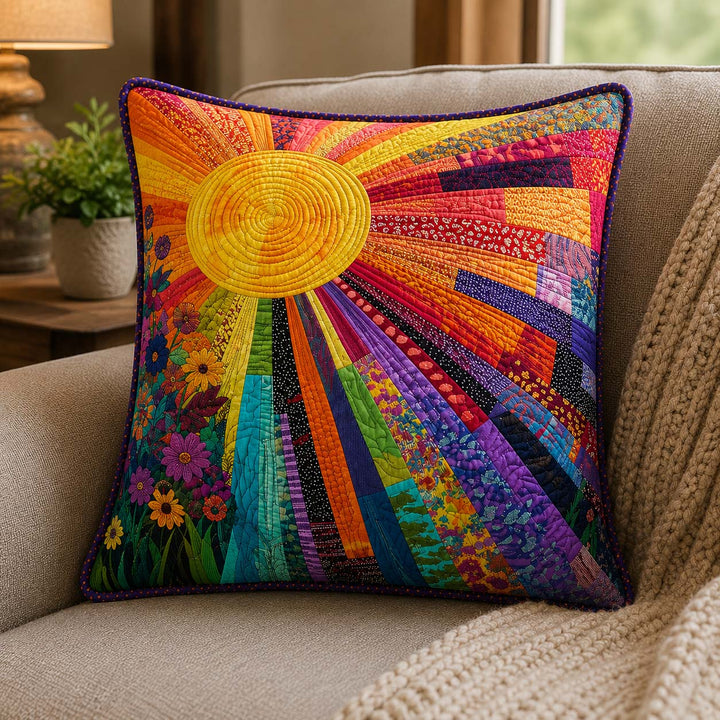 Rising Sun Bamboo Quilt Pillow Case