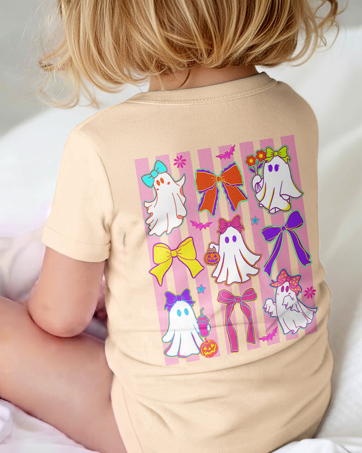 Personalized Coquette Ghost Halloween Bamboo Bodysuit