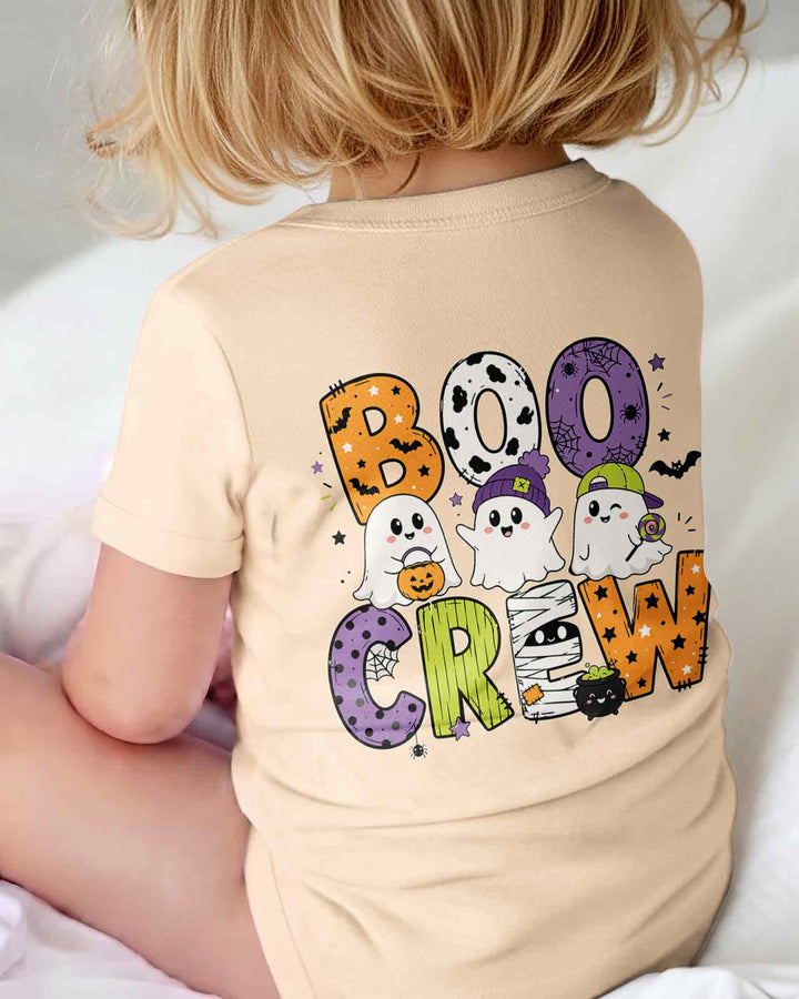 Personalized Boo Crew Halloween Ghost Group Spooky Bamboo Bodysuit
