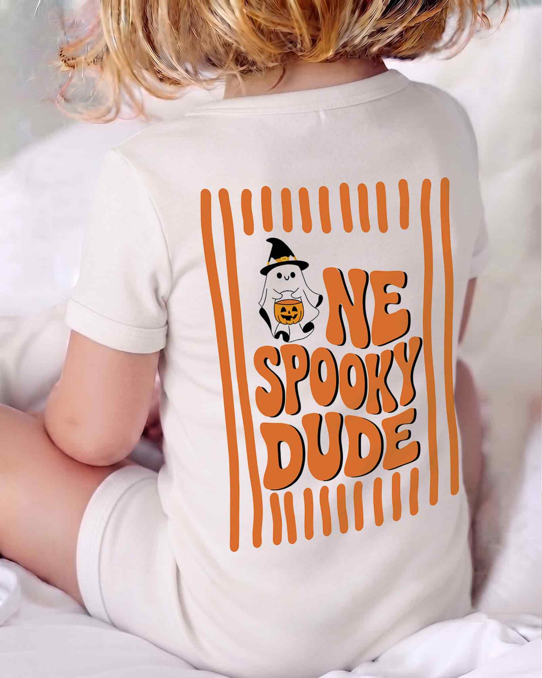 Personalized One Spooky Dude Halloween Birthday Bamboo Shorty Zippy