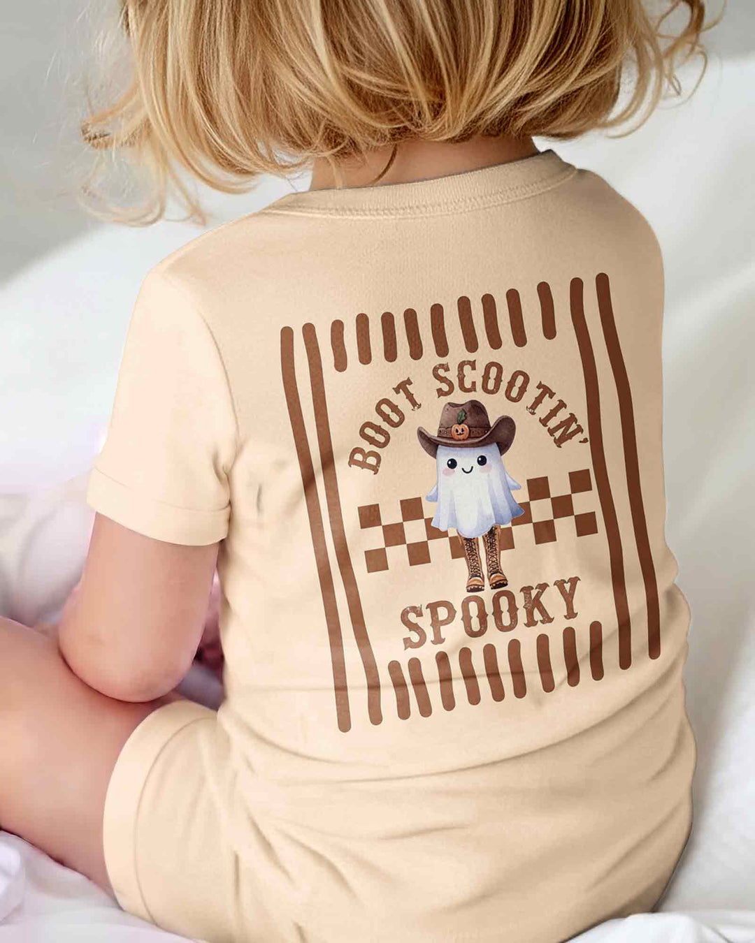 Personalized Scootin Boo Western Halloween Cowboy Bamboo Shorty Zippy