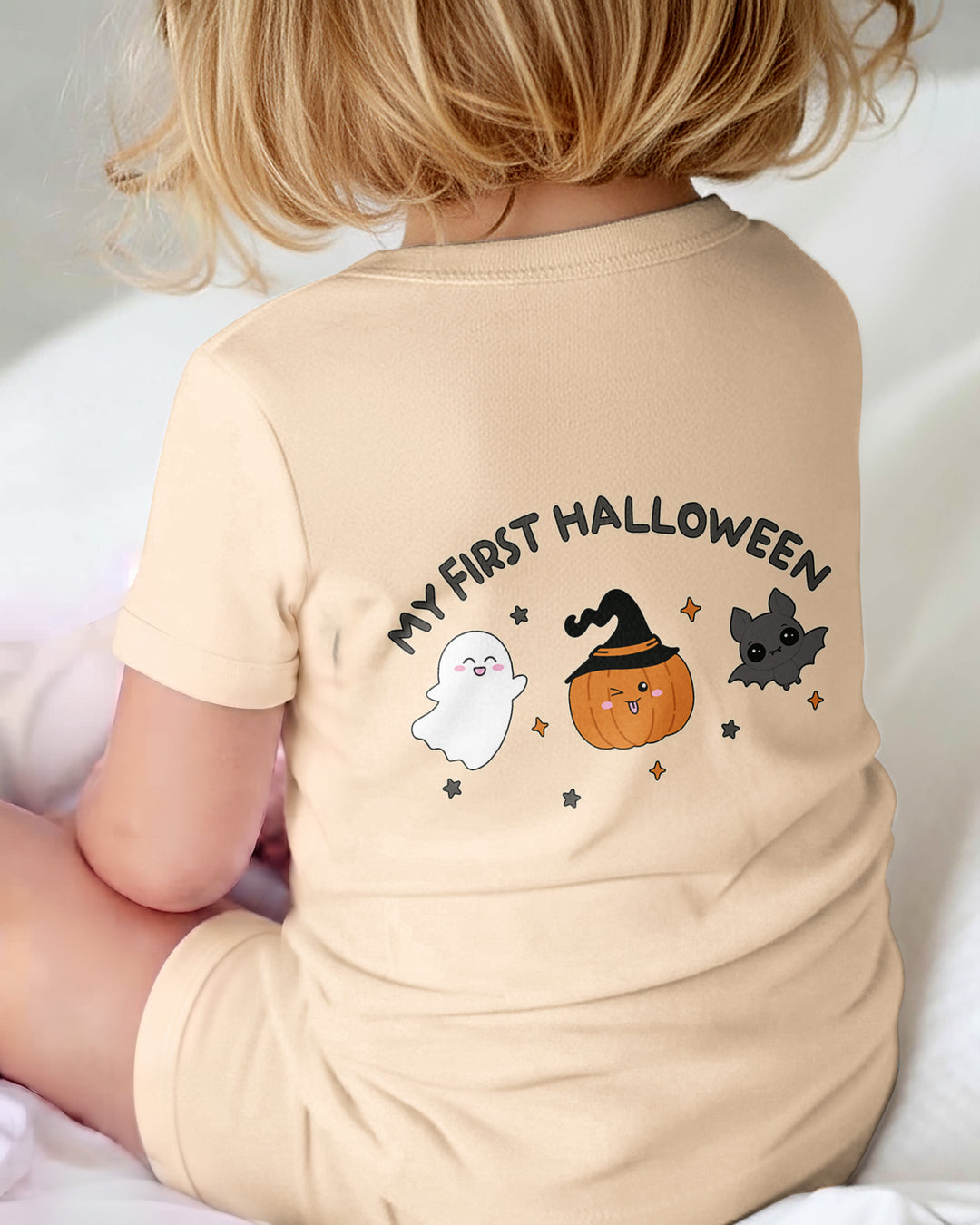 Personalized My First Halloween Ghost Bamboo Shorty Zippy