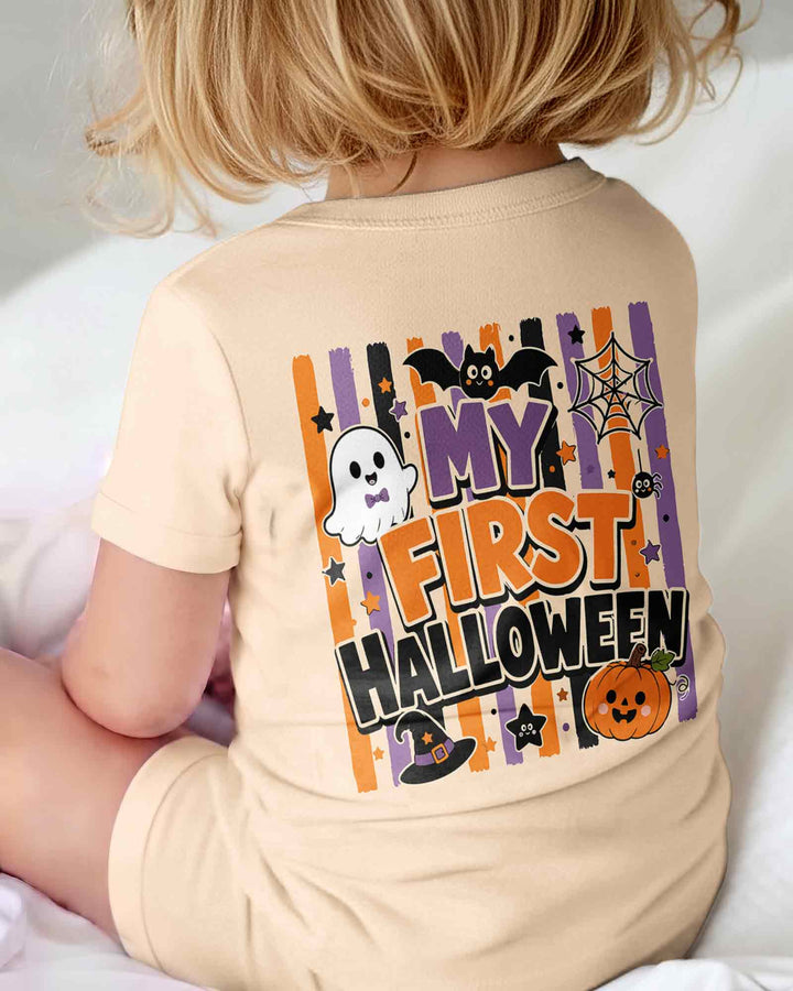 Personalized My First Halloween Bamboo Shorty Zippy
