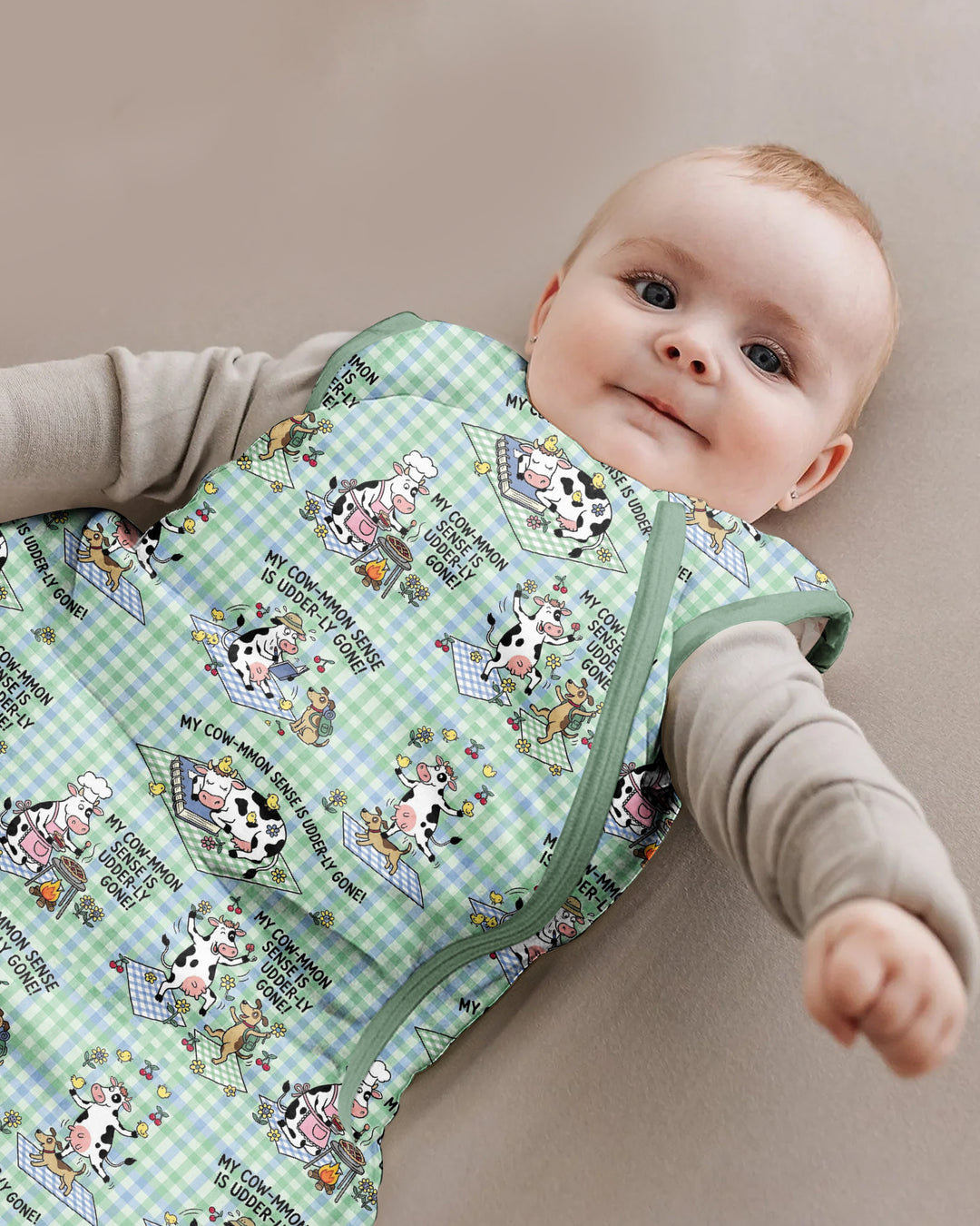 Common Sense Is Udderly Gone Bamboo Sleep Bag