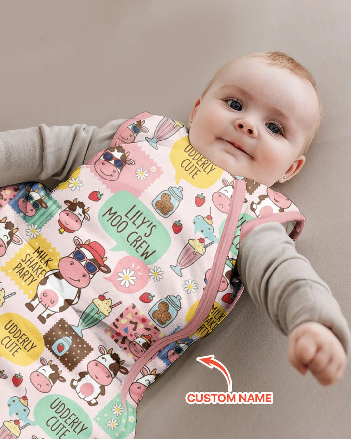 Custom Name The Milkshake Secret Society Bamboo Sleep Bag