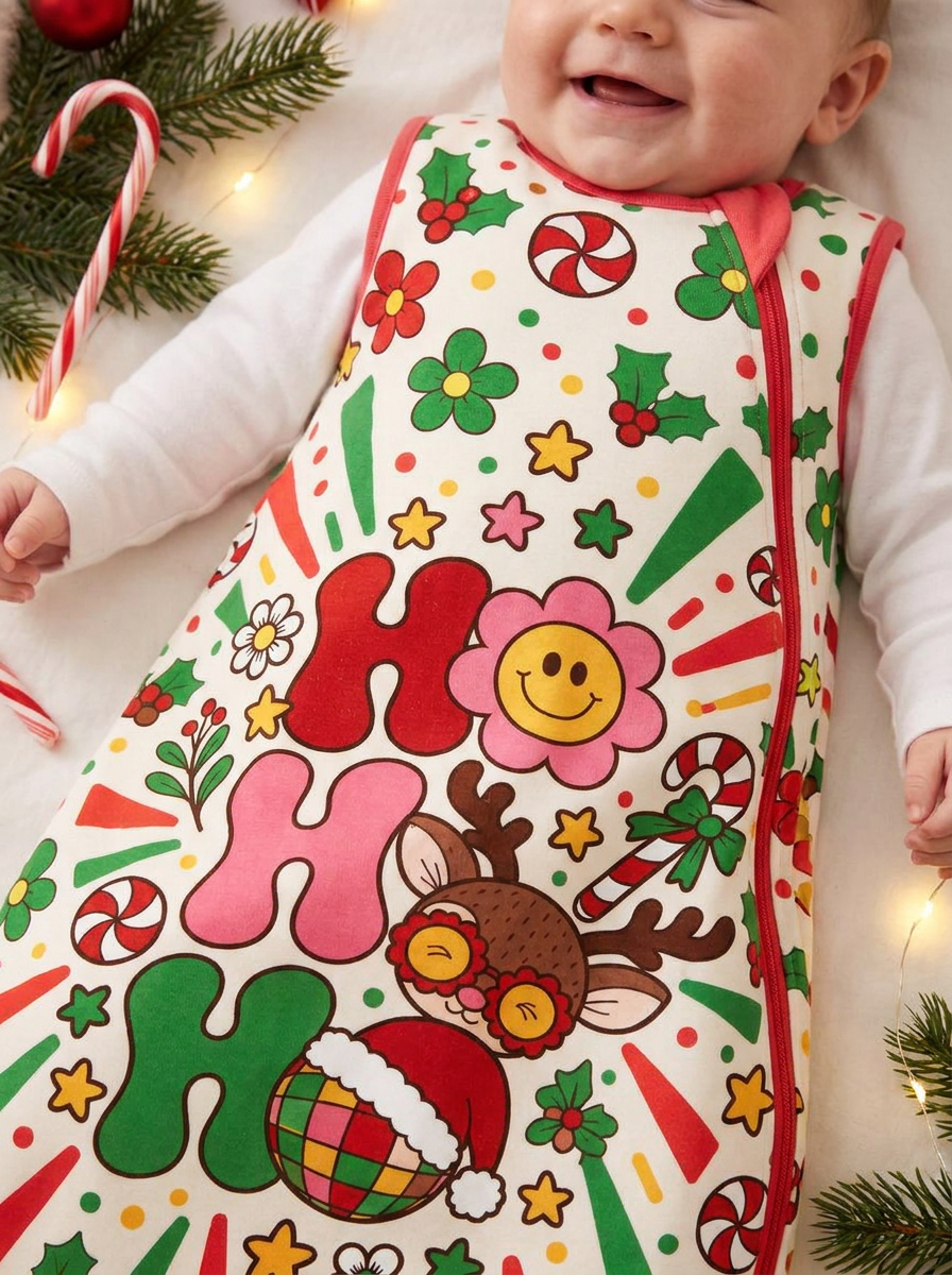 Ho Ho Ho Holiday Bamboo Sleep Bag