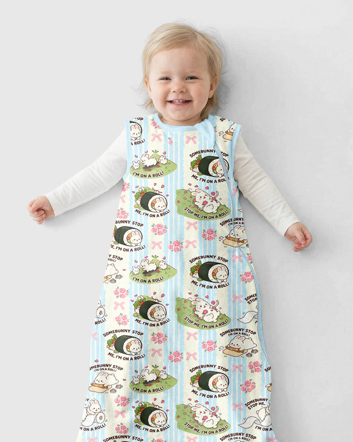 Bunny On A Roll Bamboo Sleep Bag