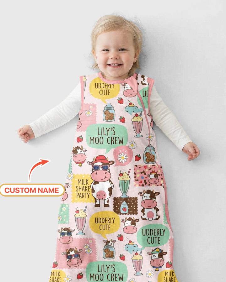 Custom Name The Milkshake Secret Society Bamboo Sleep Bag