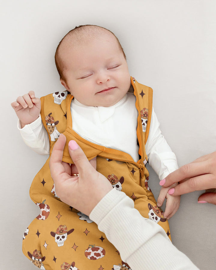 Howdy Spooky Cowboy Bamboo Sleep Bag