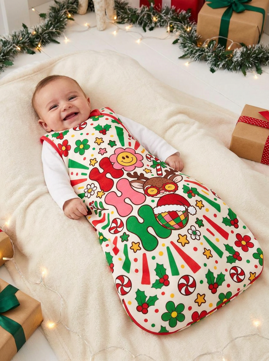 Ho Ho Ho Holiday Bamboo Sleep Bag