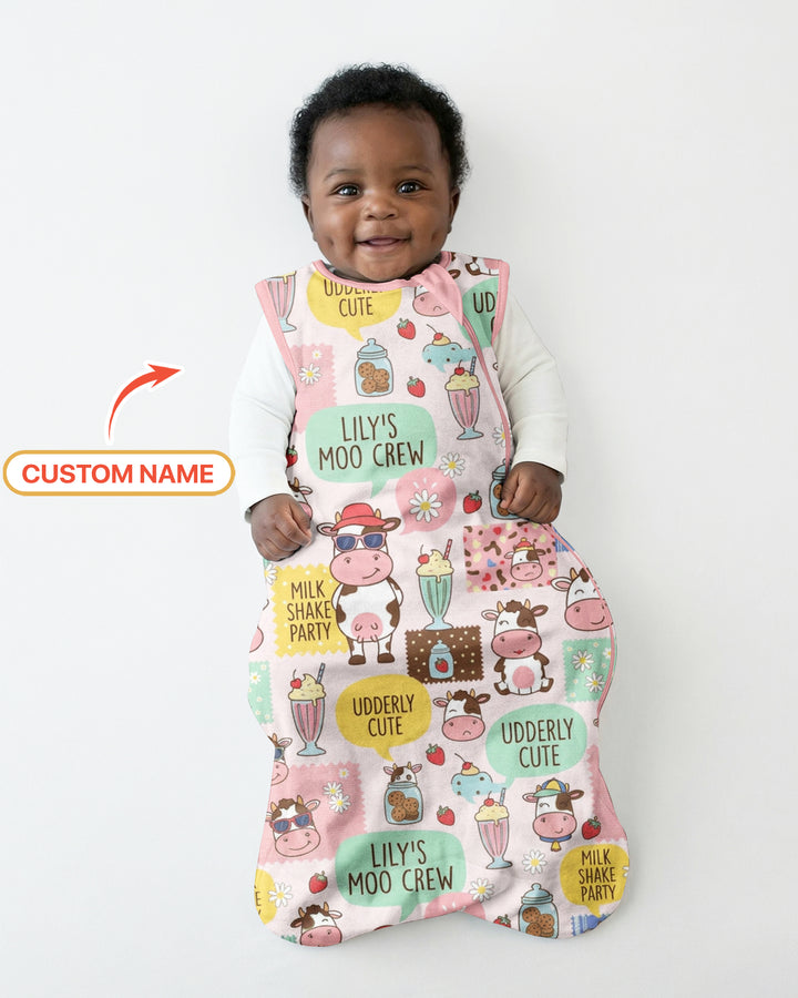 Custom Name The Milkshake Secret Society Bamboo Sleep Bag