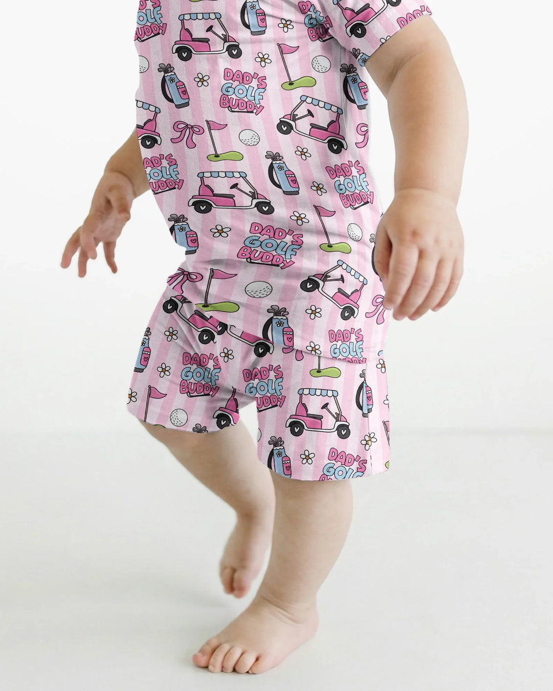 Zweiteiliges, kurzärmliges Pyjama-Set mit Marienkäfern