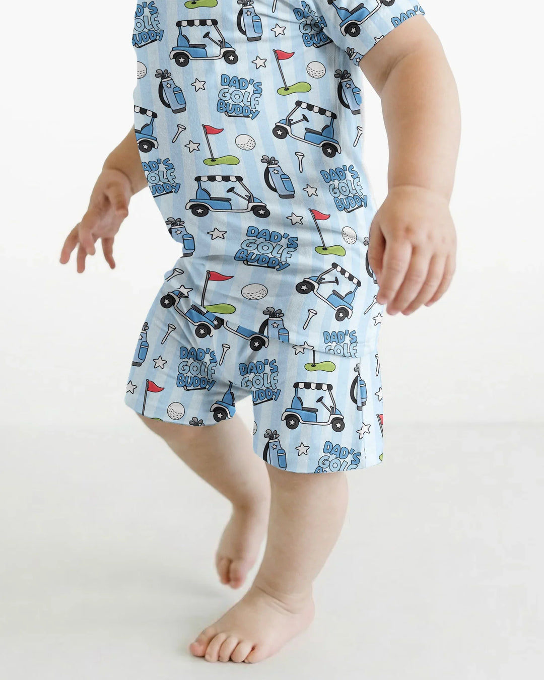 Zweiteiliges, kurzärmliges Pyjama-Set mit Marienkäfern