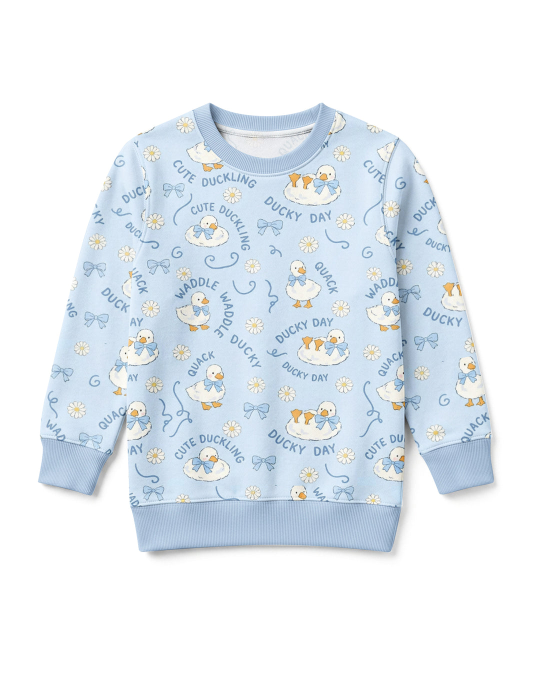 Happy Ducky Day Bamboo Crewneck Sweatshirt
