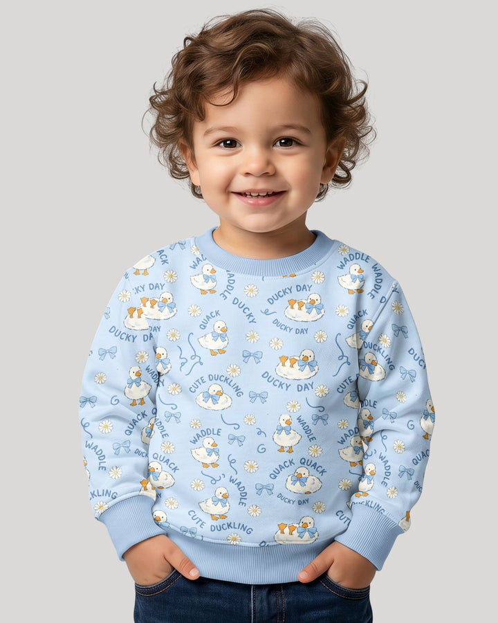 Happy Ducky Day Bamboo Crewneck Sweatshirt